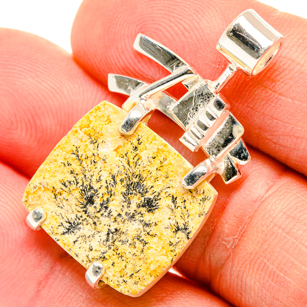 Germany Psilomelane Dendrite Pendants handcrafted by Ana Silver Co - PD30833