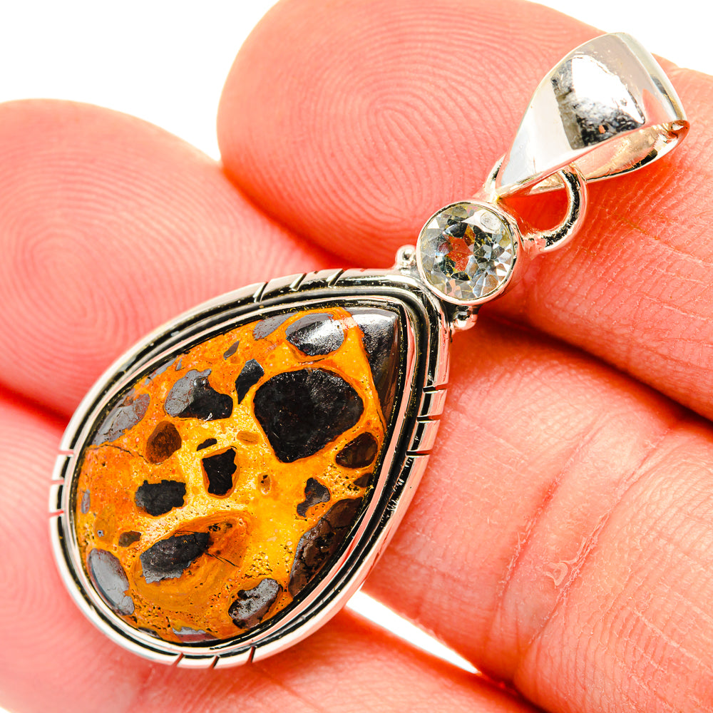 Bauxite Pendants handcrafted by Ana Silver Co - PD30834