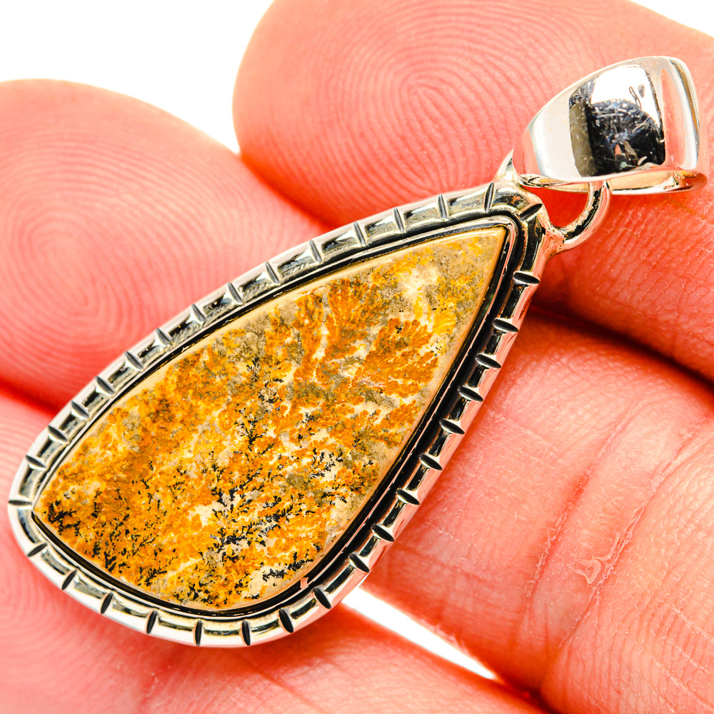 Germany Psilomelane Dendrite Pendants handcrafted by Ana Silver Co - PD30835