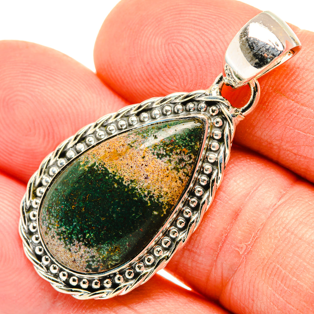 Ocean Jasper Pendants handcrafted by Ana Silver Co - PD30839
