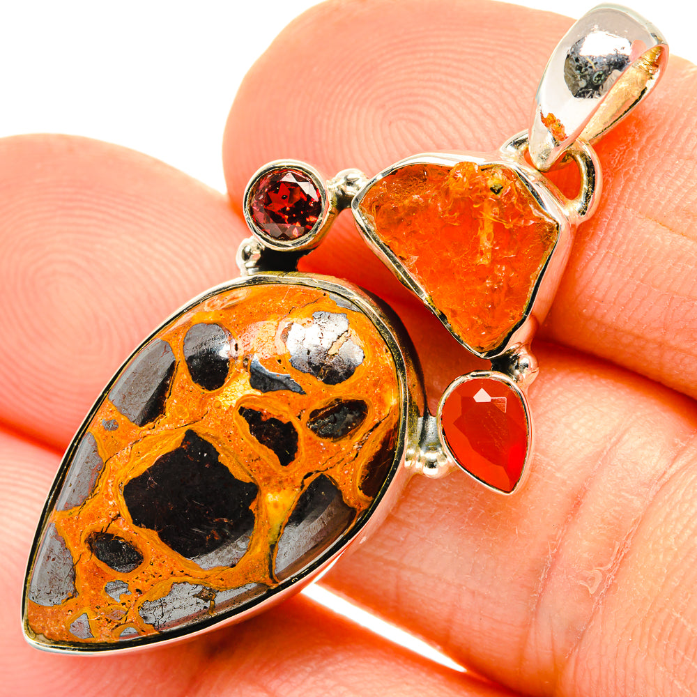 Bauxite Pendants handcrafted by Ana Silver Co - PD30840