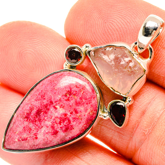 Thulite Pendants handcrafted by Ana Silver Co - PD30844