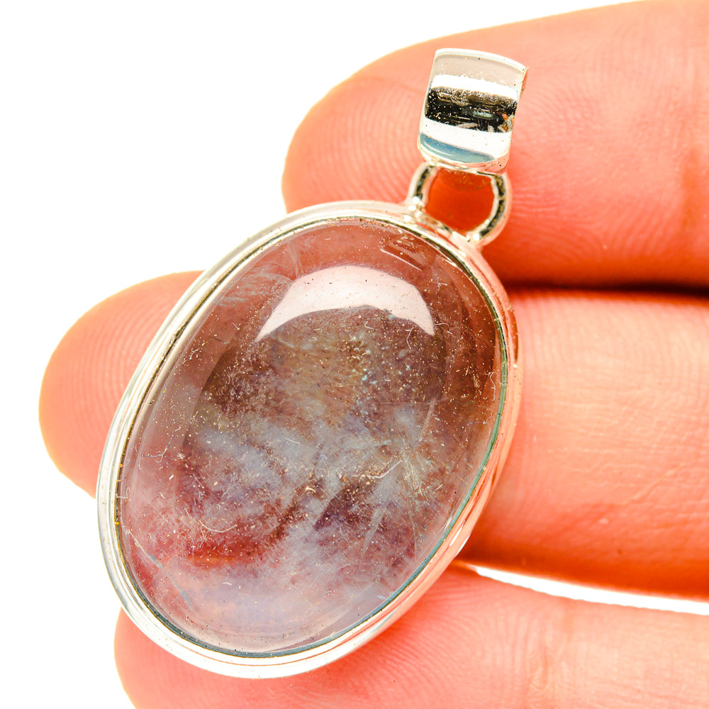 Blue Fluorite Pendants handcrafted by Ana Silver Co - PD3084