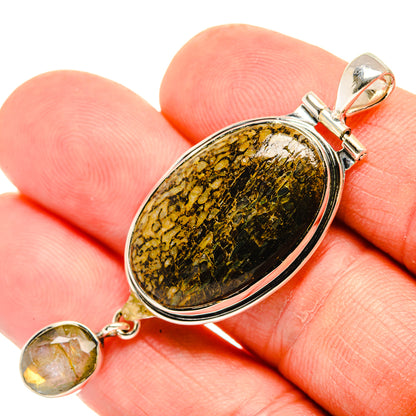 Dinosaur Bone Pendants handcrafted by Ana Silver Co - PD30855