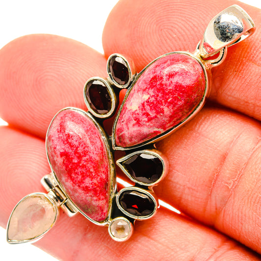 Thulite Pendants handcrafted by Ana Silver Co - PD30861