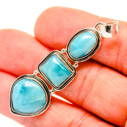 Larimar Pendants handcrafted by Ana Silver Co - PD30862