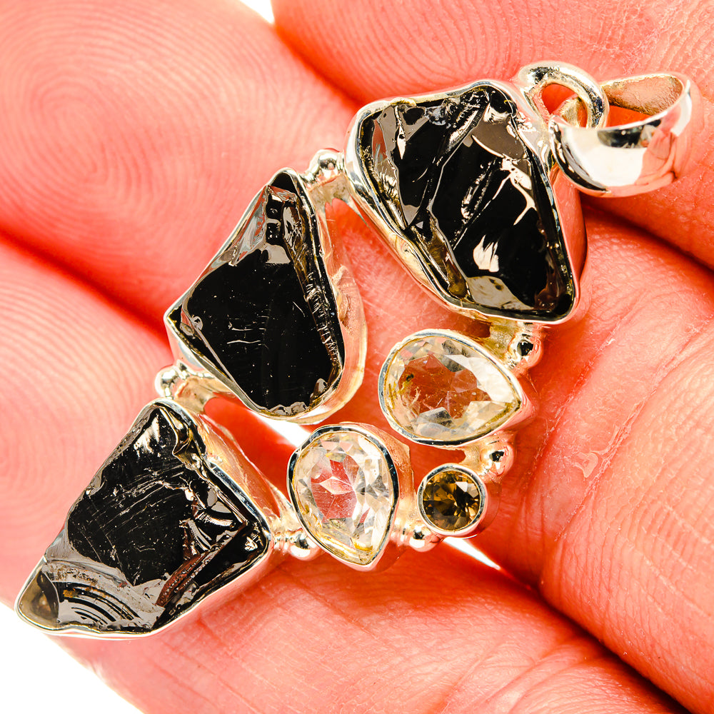 Shungite Pendants handcrafted by Ana Silver Co - PD30869