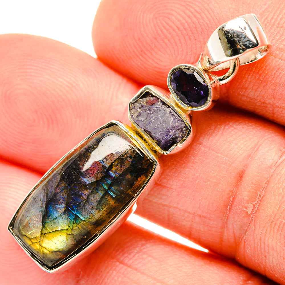 Labradorite Pendants handcrafted by Ana Silver Co - PD30892