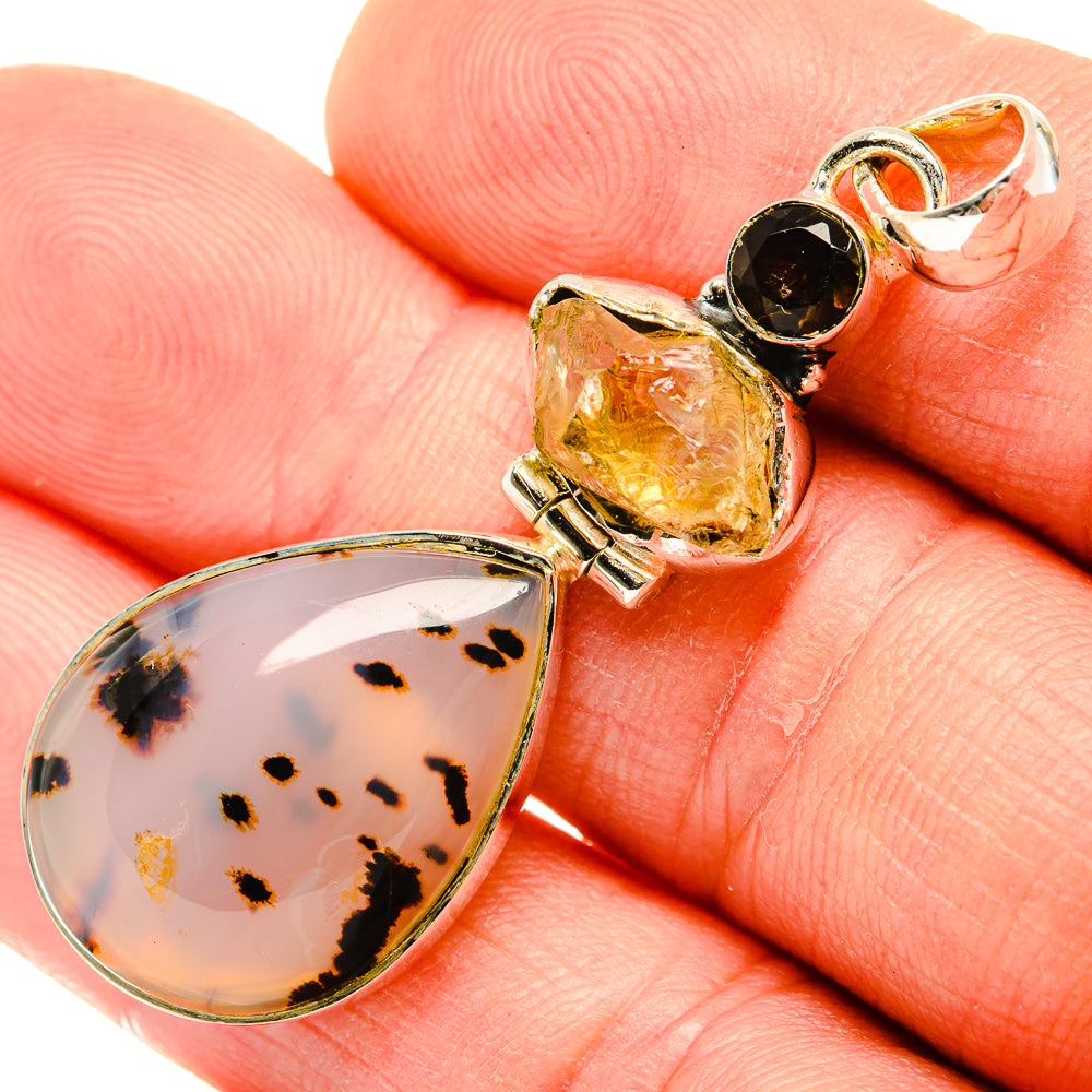Montana Agate Pendants handcrafted by Ana Silver Co - PD30893