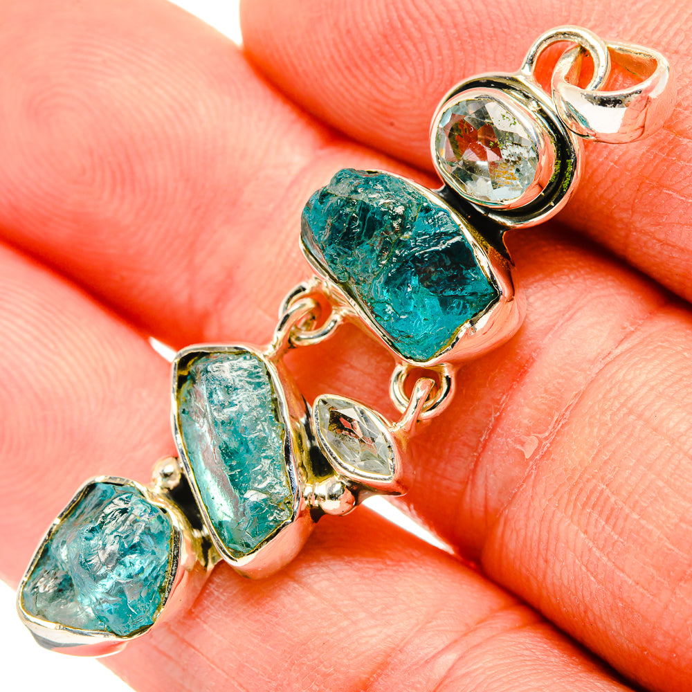 Apatite Pendants handcrafted by Ana Silver Co - PD30909