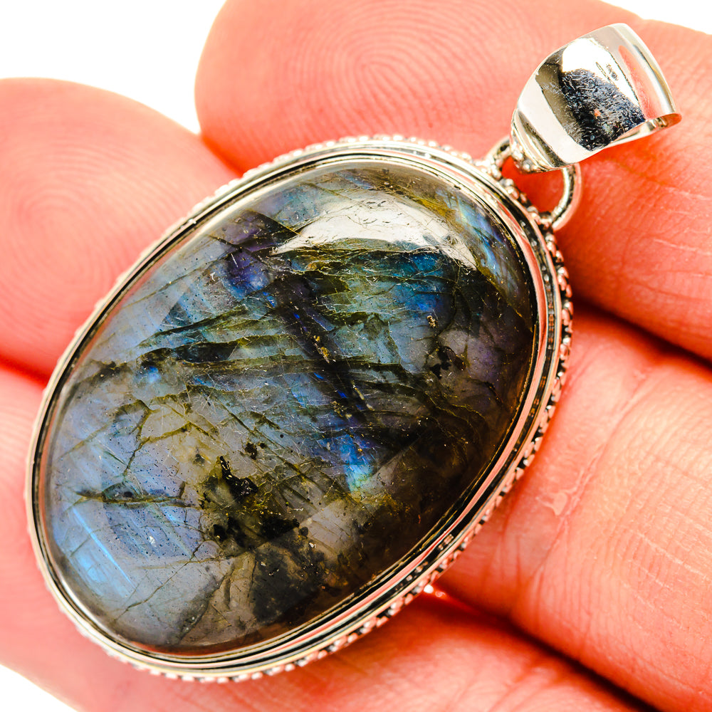 Labradorite Pendants handcrafted by Ana Silver Co - PD30914