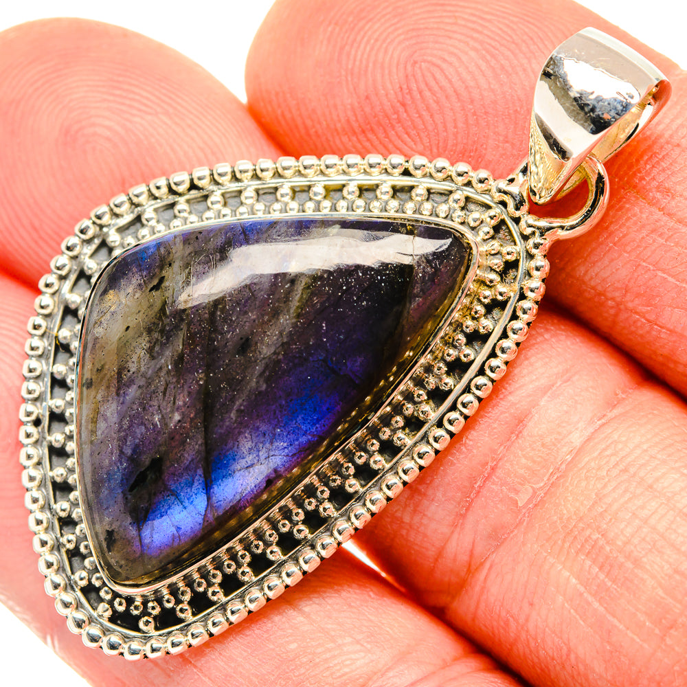 Labradorite Pendants handcrafted by Ana Silver Co - PD30915