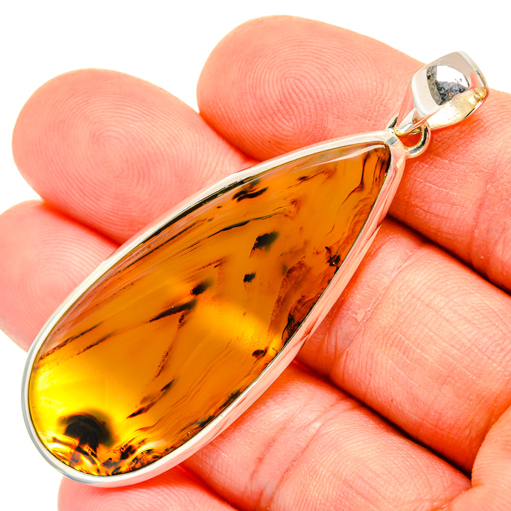 Montana Agate Pendants handcrafted by Ana Silver Co - PD30925