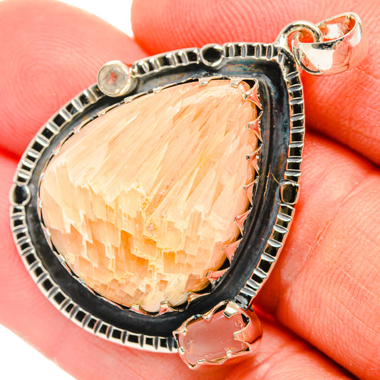 Scolecite Pendants handcrafted by Ana Silver Co - PD30940