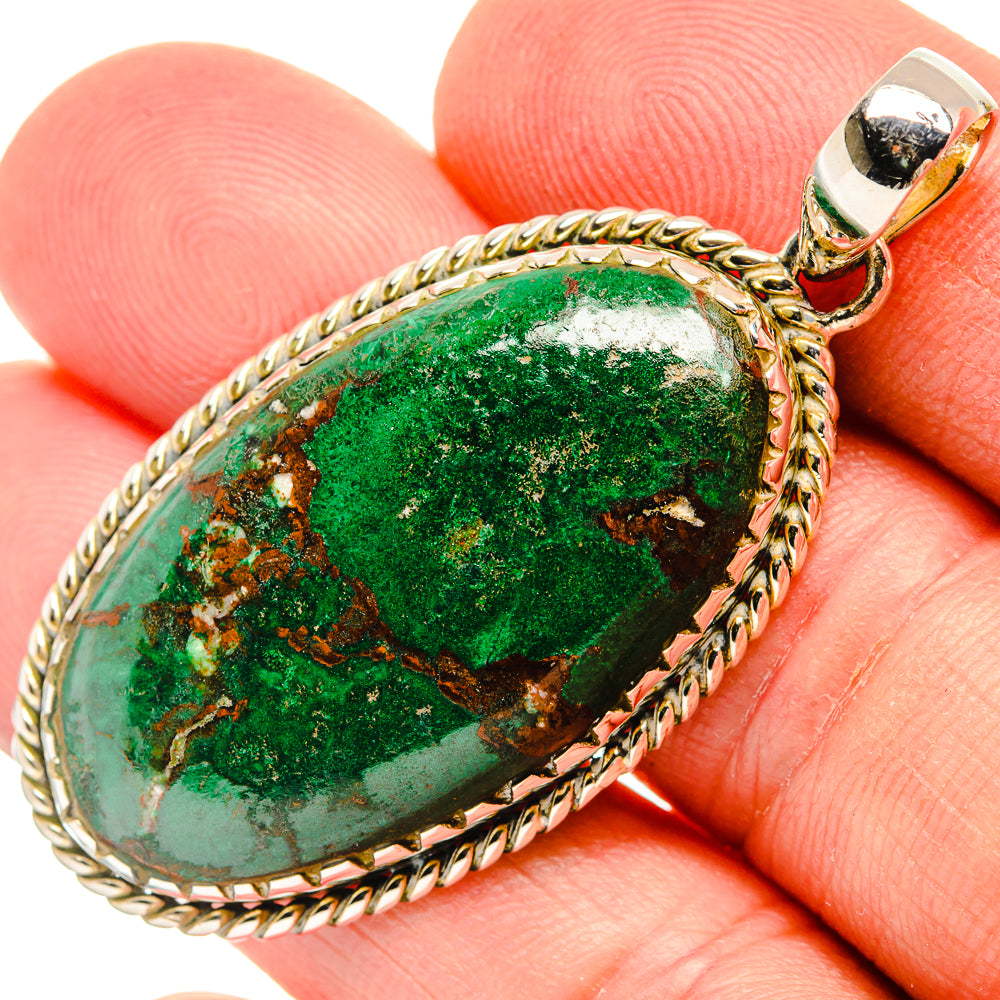 Malachite Pendants handcrafted by Ana Silver Co - PD30941