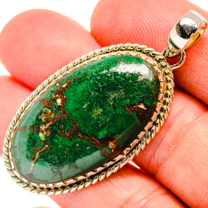 Malachite Pendants handcrafted by Ana Silver Co - PD30941