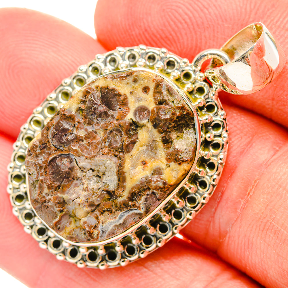 Poppy Jasper Pendants handcrafted by Ana Silver Co - PD30945