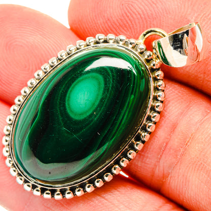 Malachite Pendants handcrafted by Ana Silver Co - PD30946