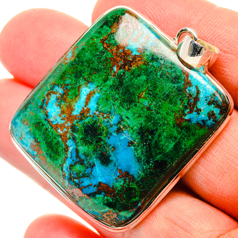 Malachite Pendants handcrafted by Ana Silver Co - PD30951
