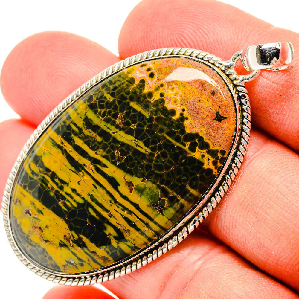 Ocean Jasper Pendants handcrafted by Ana Silver Co - PD30954