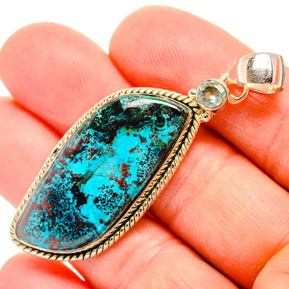 Shattuckite Pendants handcrafted by Ana Silver Co - PD30957