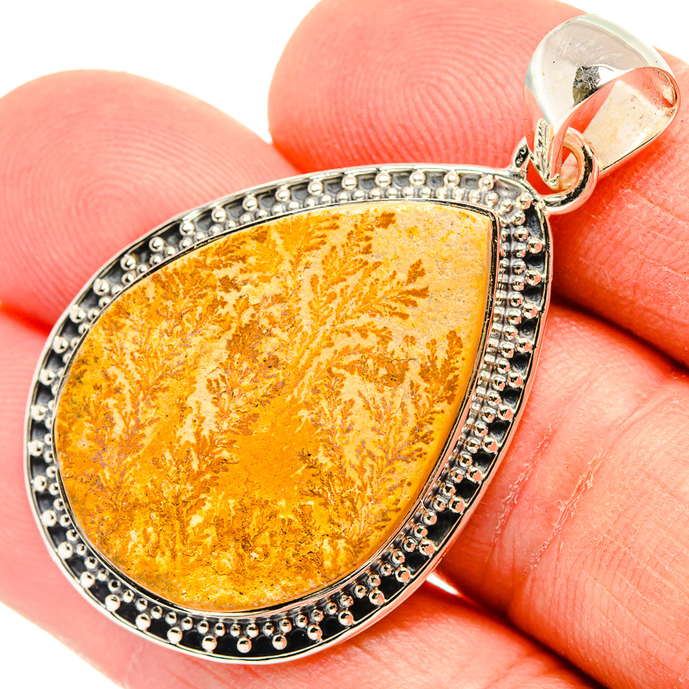 Germany Psilomelane Dendrite Pendants handcrafted by Ana Silver Co - PD30958