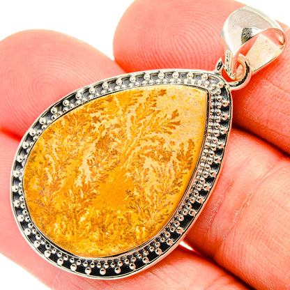 Germany Psilomelane Dendrite Pendants handcrafted by Ana Silver Co - PD30958