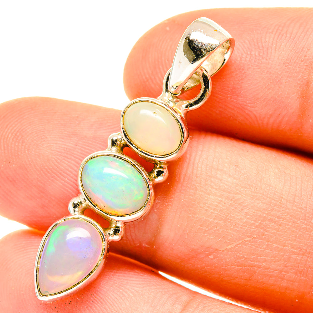 Ethiopian Opal Pendants handcrafted by Ana Silver Co - PD3096
