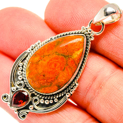 Sponge Coral Pendants handcrafted by Ana Silver Co - PD30971