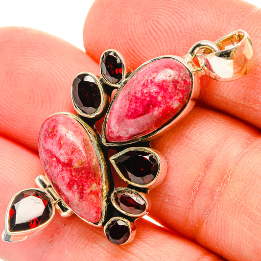 Thulite Pendants handcrafted by Ana Silver Co - PD30978