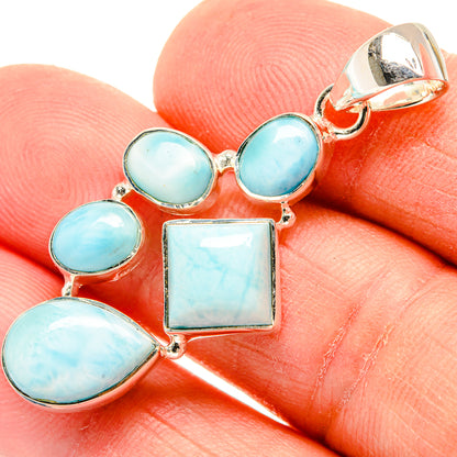 Larimar Pendants handcrafted by Ana Silver Co - PD30988