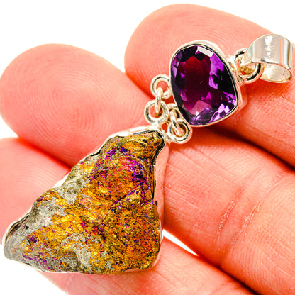 Titanium Druzy Pendants handcrafted by Ana Silver Co - PD30993