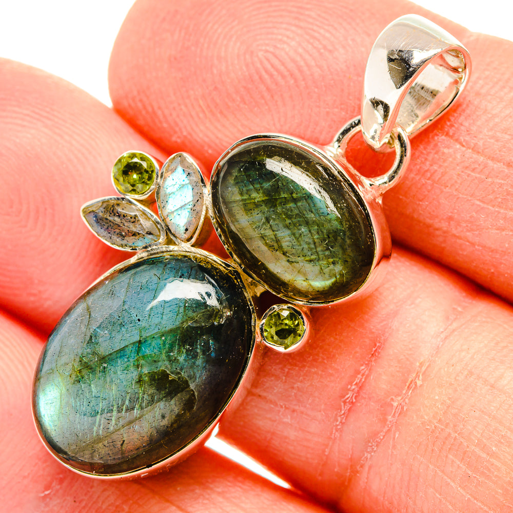 Labradorite Pendants handcrafted by Ana Silver Co - PD31009