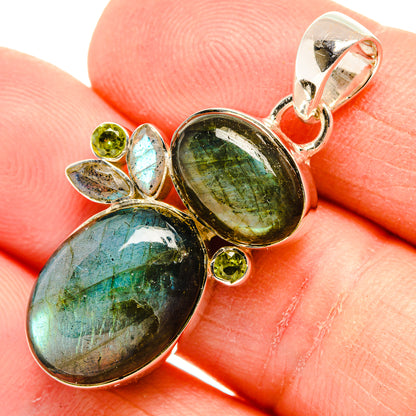 Labradorite Pendants handcrafted by Ana Silver Co - PD31009