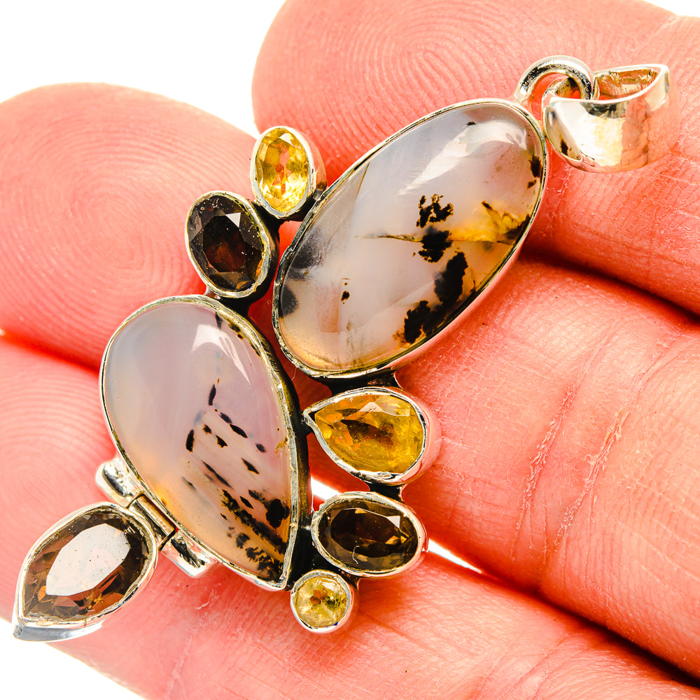 Montana Agate Pendants handcrafted by Ana Silver Co - PD31013