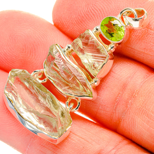 Green Amethyst Pendants handcrafted by Ana Silver Co - PD31015