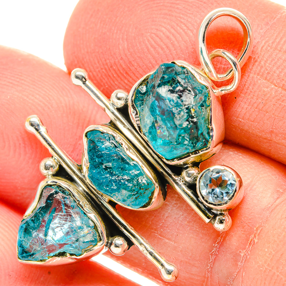 Apatite Pendants handcrafted by Ana Silver Co - PD31017