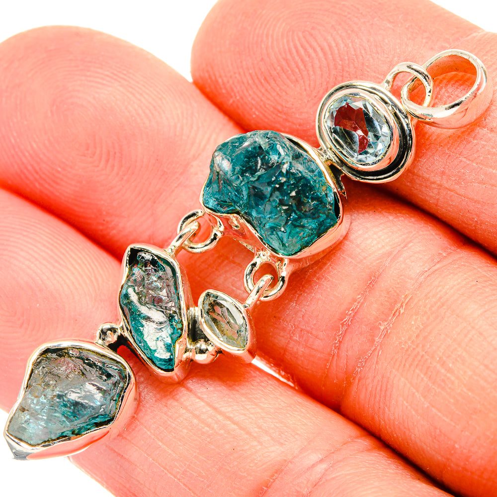 Apatite Pendants handcrafted by Ana Silver Co - PD31022