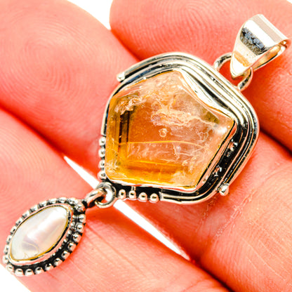 Citrine Pendants handcrafted by Ana Silver Co - PD31034