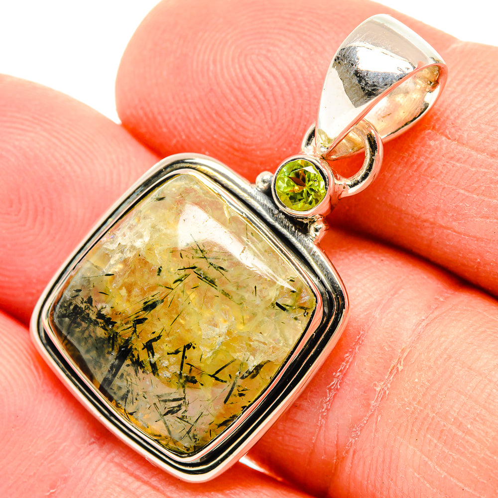 Prehnite Pendants handcrafted by Ana Silver Co - PD31049