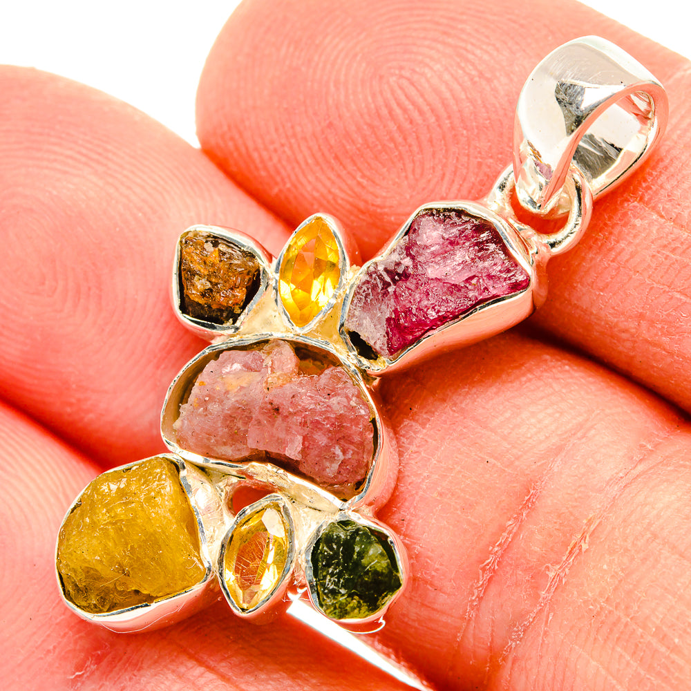 Tourmaline Pendants handcrafted by Ana Silver Co - PD31065