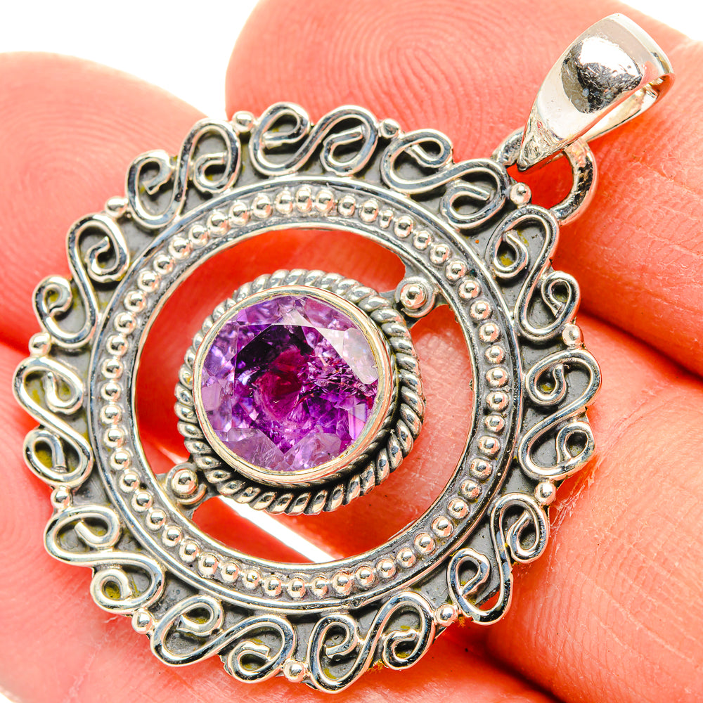 Amethyst Pendants handcrafted by Ana Silver Co - PD31074