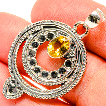 Citrine Pendants handcrafted by Ana Silver Co - PD31099
