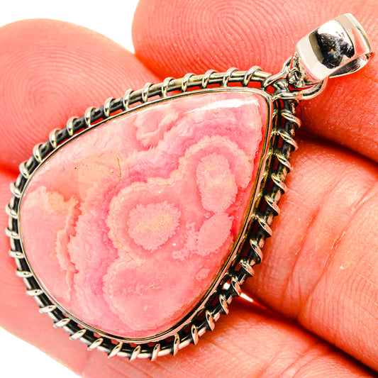 Rhodochrosite Pendants handcrafted by Ana Silver Co - PD31104