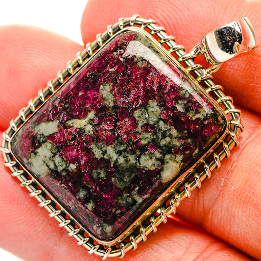 Russian Eudialyte Pendants handcrafted by Ana Silver Co - PD31117