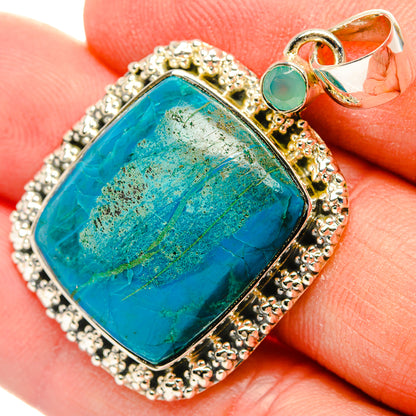 Chrysocolla Pendants handcrafted by Ana Silver Co - PD31119