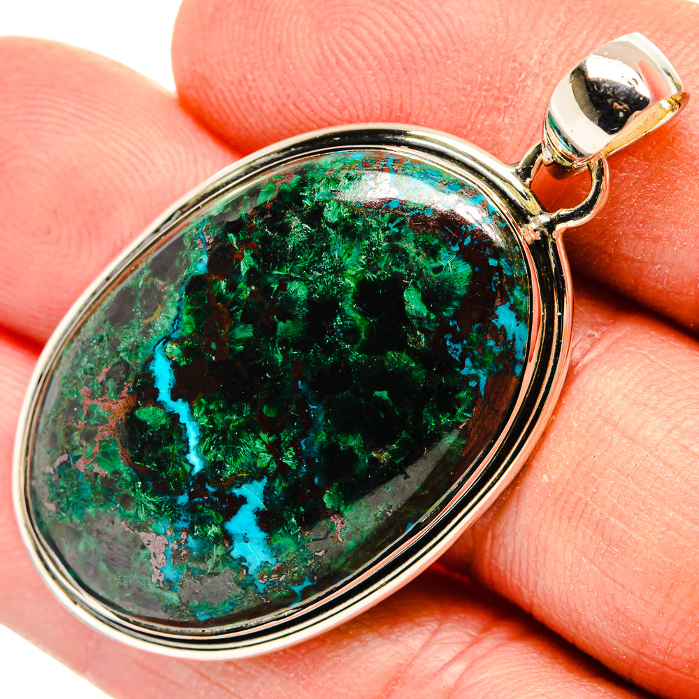 Malachite Pendants handcrafted by Ana Silver Co - PD31120