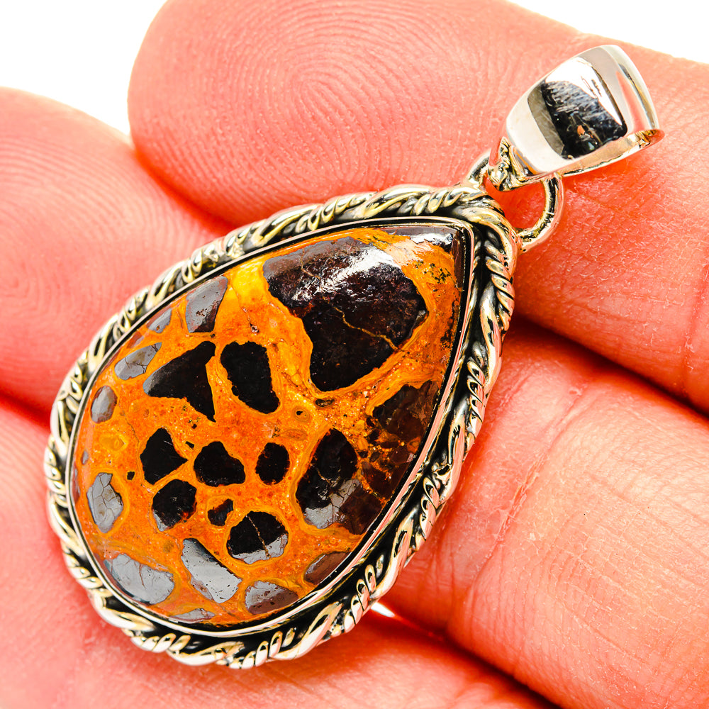 Bauxite Pendants handcrafted by Ana Silver Co - PD31122