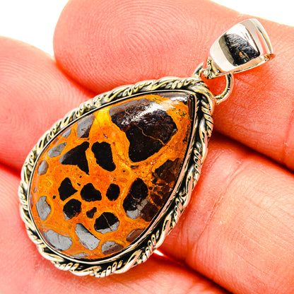 Bauxite Pendants handcrafted by Ana Silver Co - PD31122