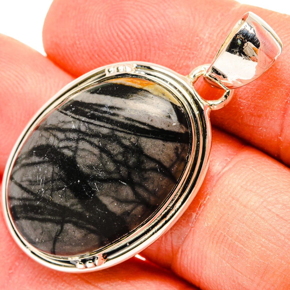 Picasso Jasper Pendants handcrafted by Ana Silver Co - PD31124